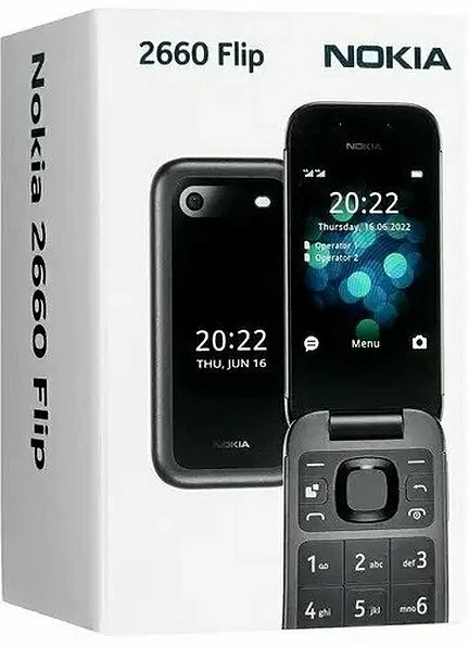 Мобильный телефон двухсимочный NOKIA 2660 TA-1469 DS EAC UA Черный - фото 7 - id-p114105267