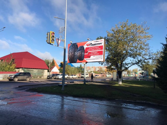 Реклама на билбордах Жамбыла – Володарского