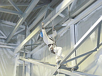 Обработка металлических конструкций системами конструктивной огнезащиты