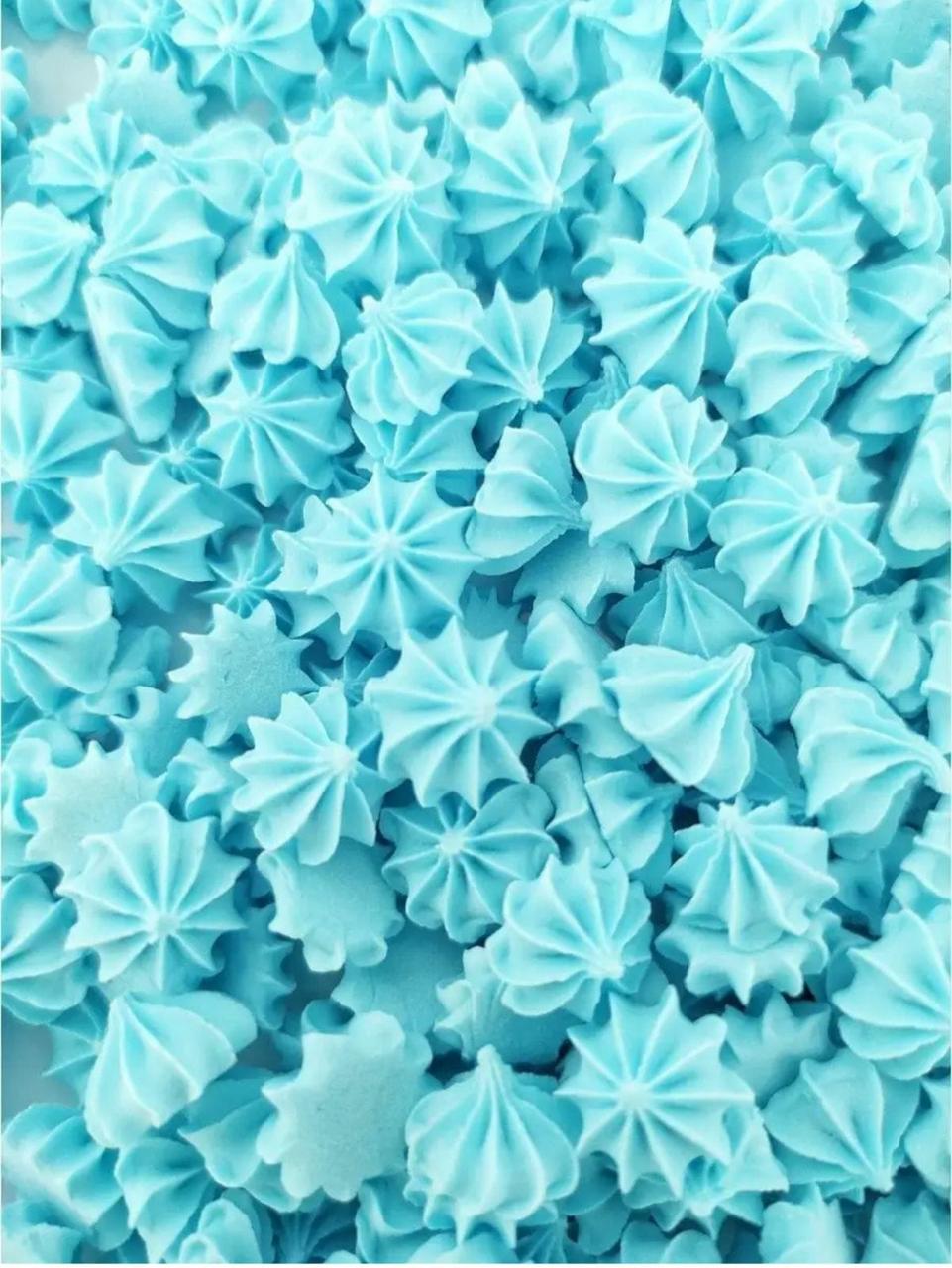 Сахарные фигурки «Мини-безе голубые 50 гр - фото 1 - id-p73875221