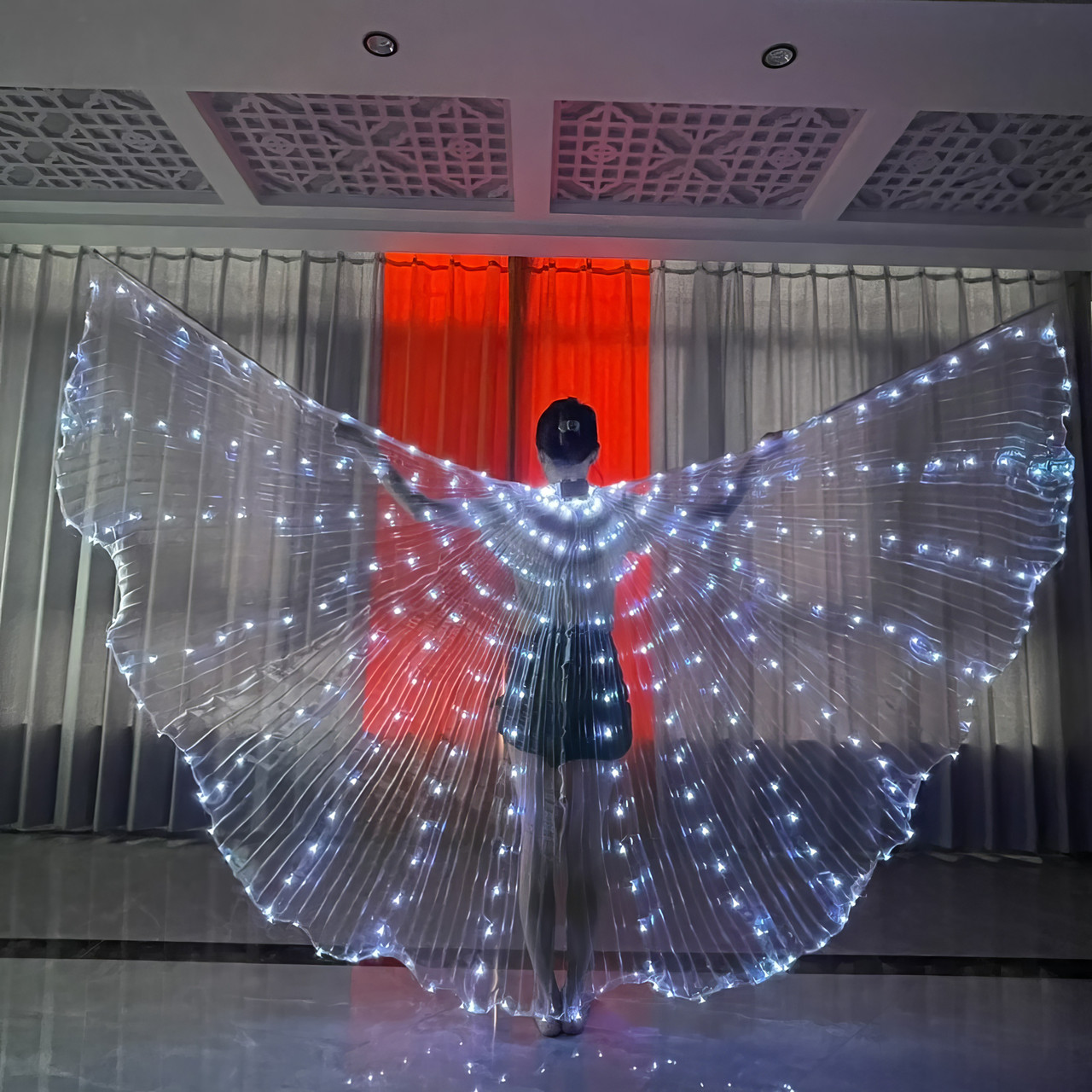 Крылья для восточных танцев, светящиеся - фото 2 - id-p116094780
