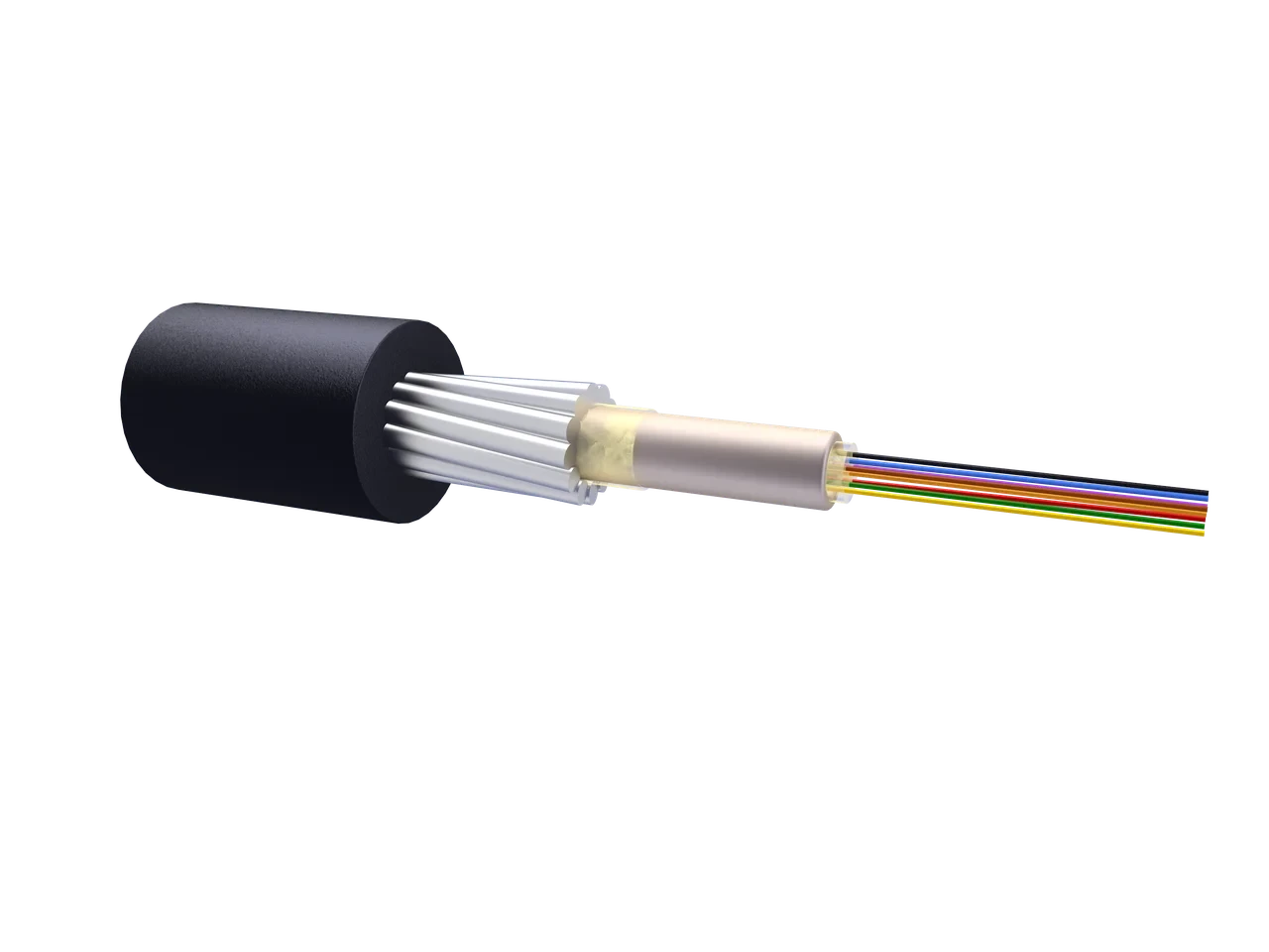 Кабель волоконно-оптический для прокладки в грунт ОКБ-М4П-А2-8.0 - фото 1 - id-p116094854