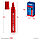 ЗУБР  МК-800 2-8 мм, клиновидный, красный, экстрабольшой объем, Маркер-краска, ПРОФЕССИОНАЛ (06327-3), фото 3