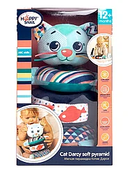 Развивающая пирамидка Happy Snail Котик Дарси