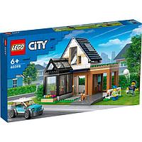 Lego City Отбасылық үй және электромобиль