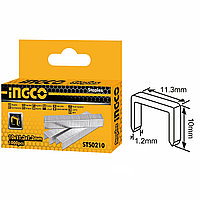 INGCO Скобы для степлера П-образные 10мм (коробка 1000шт)