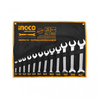 INGCO Набор рожковых ключей INDUSTRIAL 12 шт 6-32 мм