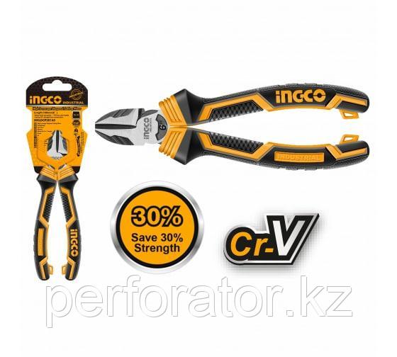 INGCO Кусачки боковые с увеличенным рычагом INDUSTRIAL 160мм 6" Cr-V - фото 1 - id-p116099018