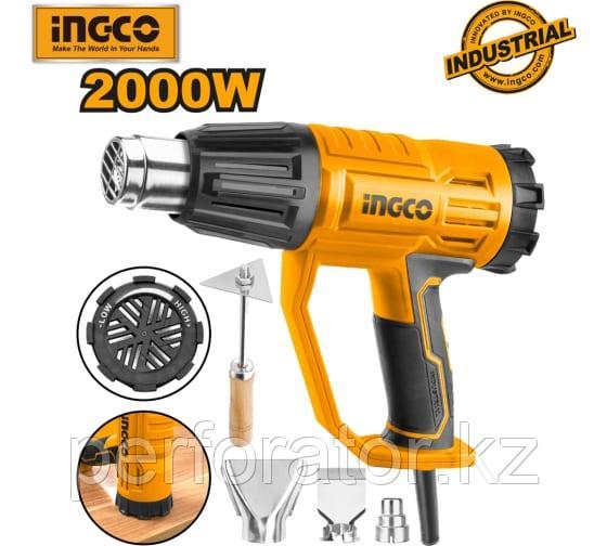 INGCO Фен технический INDUSTRIAL 2000Вт 50-550°C