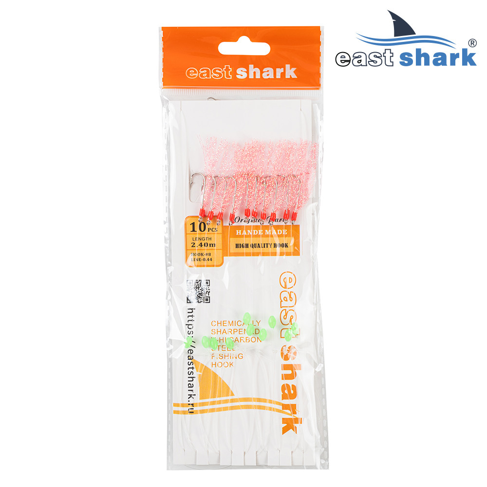 Оснастка на селедку EastShark CS-07 ярк. розовый - фото 1 - id-p116099641