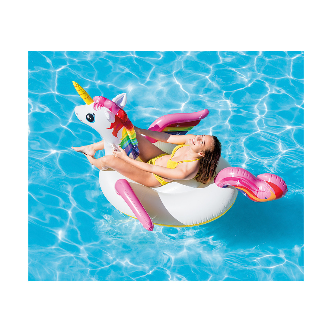 Надувная игрушка Intex 57561NP в форме единорога для плавания - фото 2 - id-p116099860