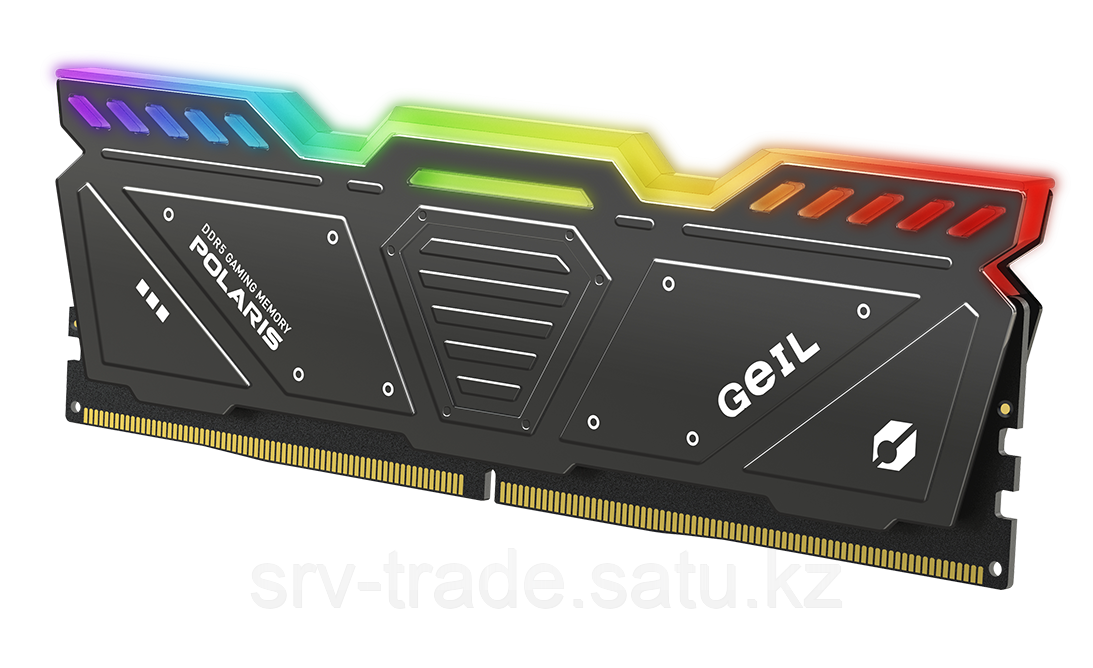 Оперативная память 32GB Kit (2x16GB) GEIL Polaris RGB 4800Mhz DDR5 PC5-38400 GOSG532GB4800C40DC Gray - фото 5 - id-p114908271