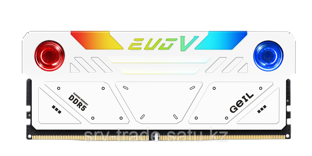 Оперативная память 32GB Kit (2x16GB) GEIL EVO V RGB 8000Mhz DDR5 PC5-64000 GESW532GB8000C38ADC White - фото 2 - id-p114908342