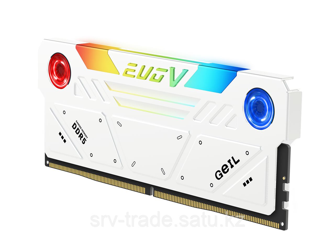 Оперативная память 32GB Kit (2x16GB) GEIL EVO V RGB 8000Mhz DDR5 PC5-64000 GESW532GB8000C38ADC White - фото 4 - id-p114908342