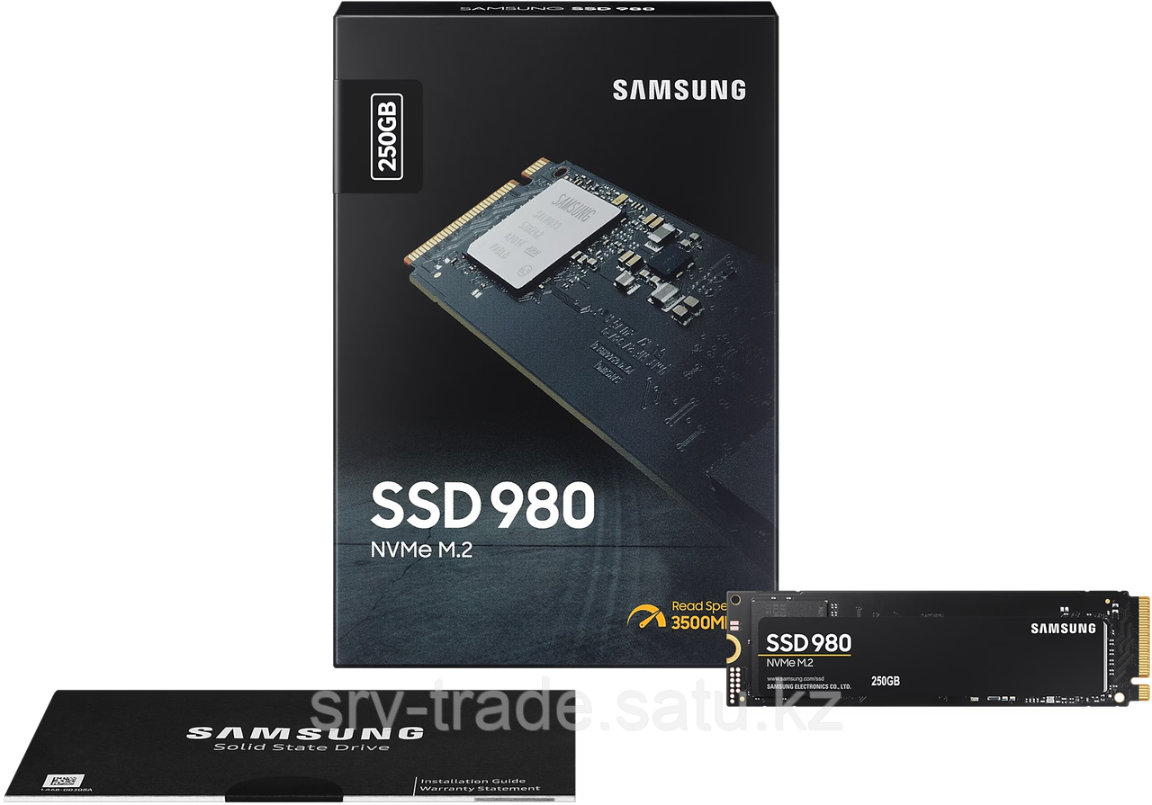 Твердотельный накопитель 250GB SSD Samsung 980 EVO M.2 2280 R2900Mb/s W1300MB/s MZ-V8V250BW - фото 2 - id-p114907629
