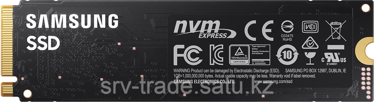 Твердотельный накопитель 250GB SSD Samsung 980 EVO M.2 2280 R2900Mb/s W1300MB/s MZ-V8V250BW - фото 4 - id-p114907629