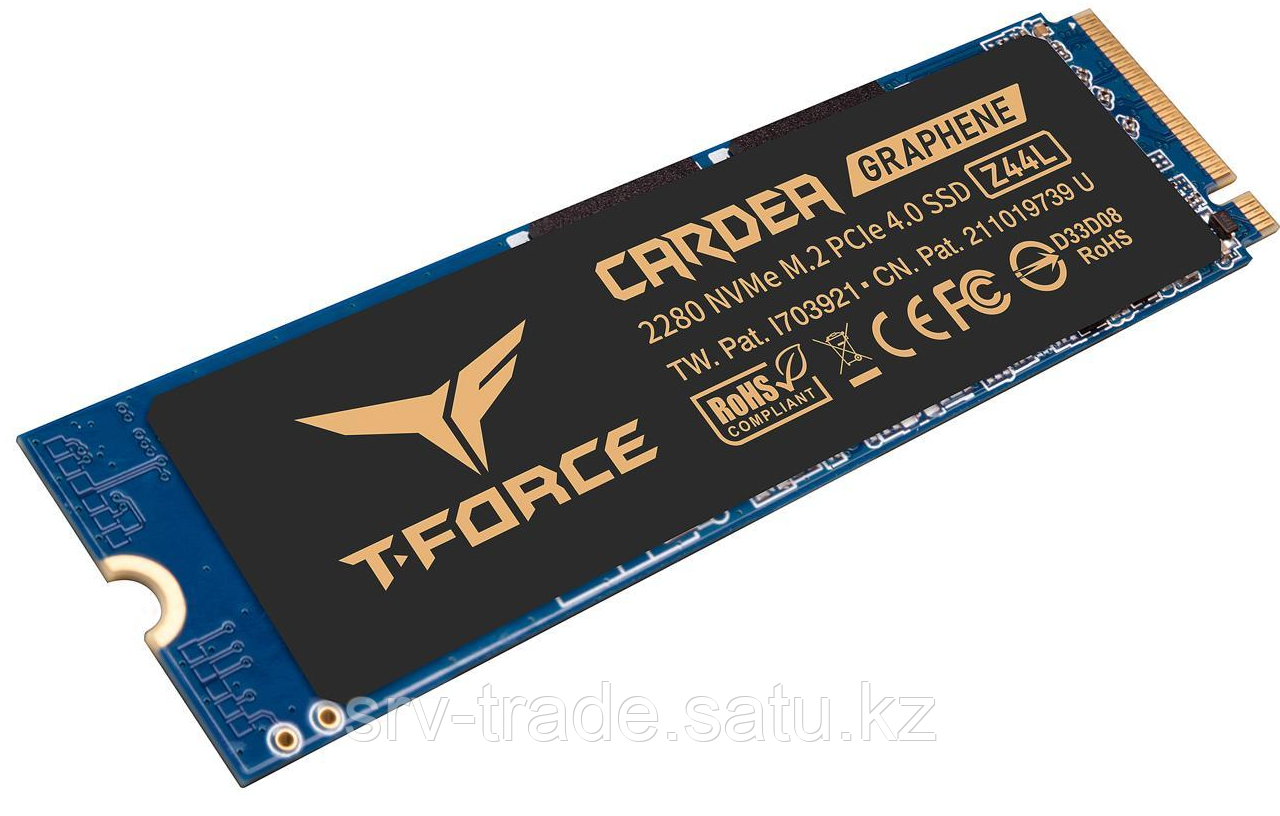 Твердотельный накопитель 250GB SSD TeamGroup T-FORCE Z44L M.2 GEN4 R3300/W1400MB/s TM8FPL250G0C127 - фото 4 - id-p114907645