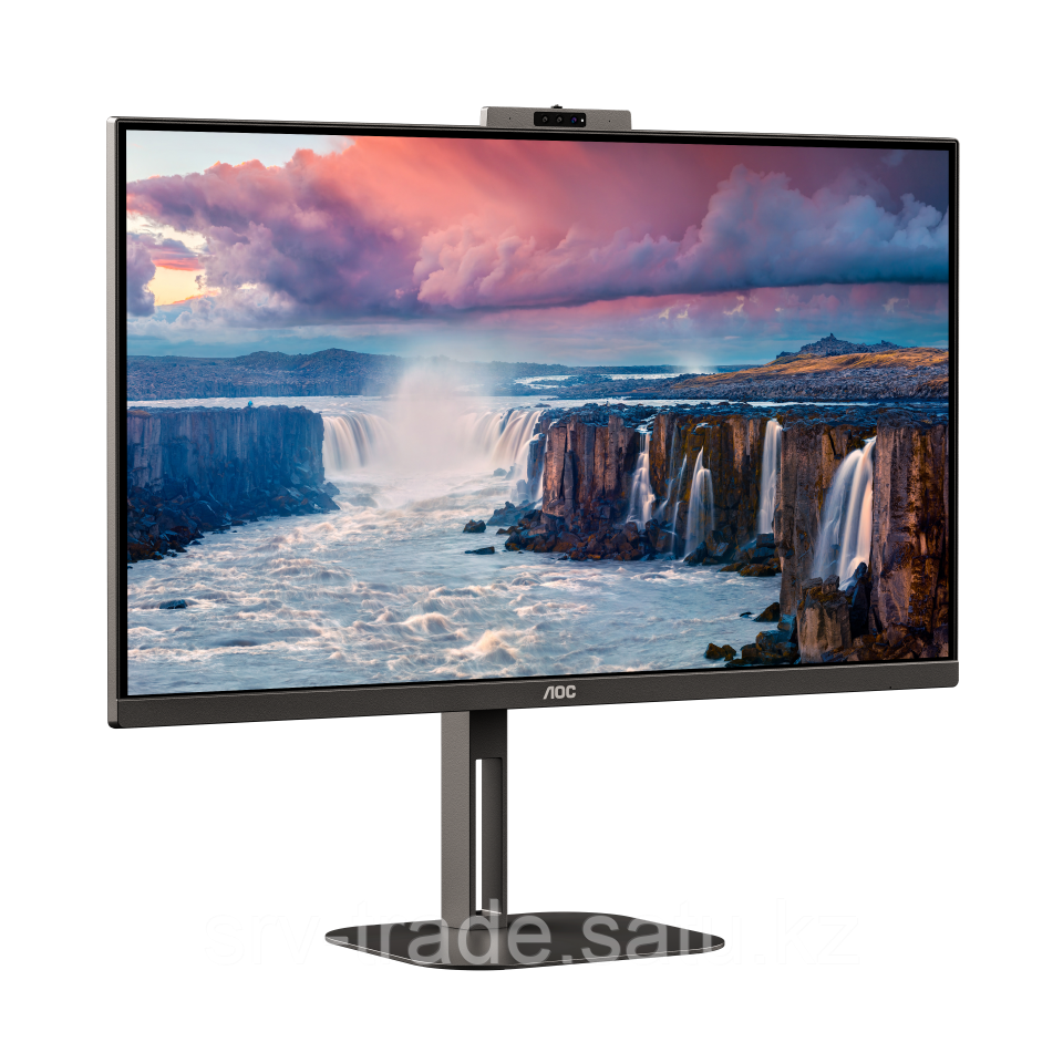 Монитор 27" AOC Q27V5CW/BK IPS 2560x1440 75Hz 1ms 300cd/m 1000:1 HDMI DP 1xUSB-C 2x5W Черный - фото 8 - id-p114910019