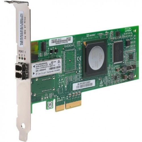HPE FC1142SR 4Gb 1-port PCIe FC Host Bus Adapter аксессуар для сервера (AE311A) - фото 1 - id-p116100206