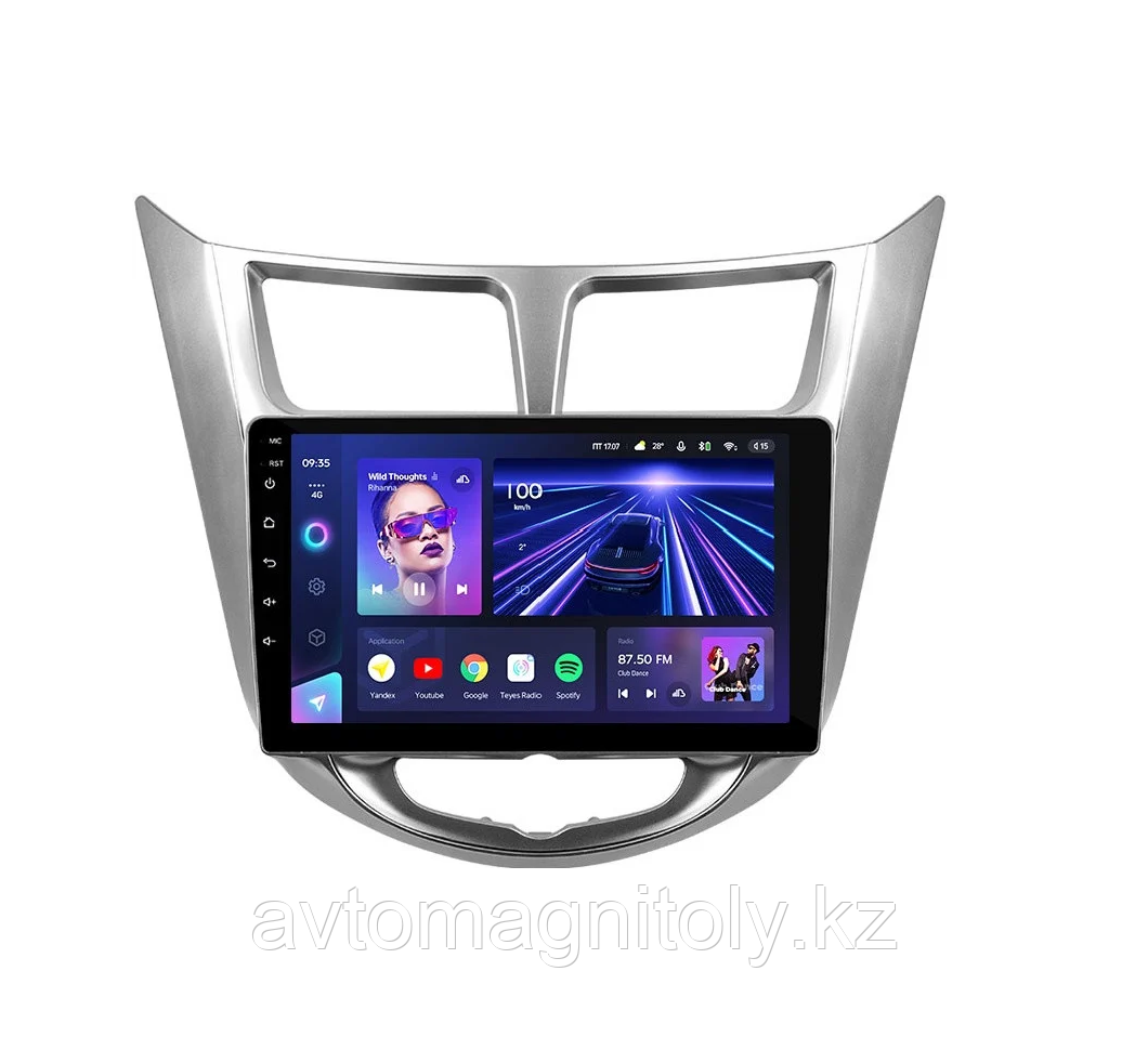Автомагнитола Teyes CC3 2K 4GB/64GB для Hyundai Accent 2010-2015
