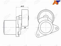 Натяжитель приводного ремня HYUNDAI I30/SANTA FE/TUCSON/KIA SPORTAGE 2,0D