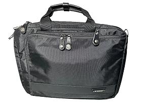 Мужская сумка-портфель-трансформер "Numanni". Высота 32 см, ширина 42 см, глубина 10 см.