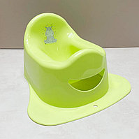 Горшок детский туалетный с подножкой 17400 (003) зеленый