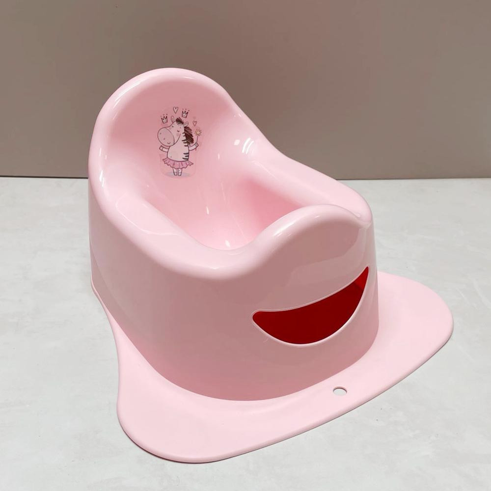 Горшок детский туалетный с подножкой 17400 (003) розовый - фото 1 - id-p44554536