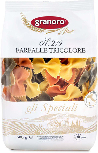 Макаронные изделия FARFALLE tricolore # 279 "Granoro - фото 1 - id-p116100843