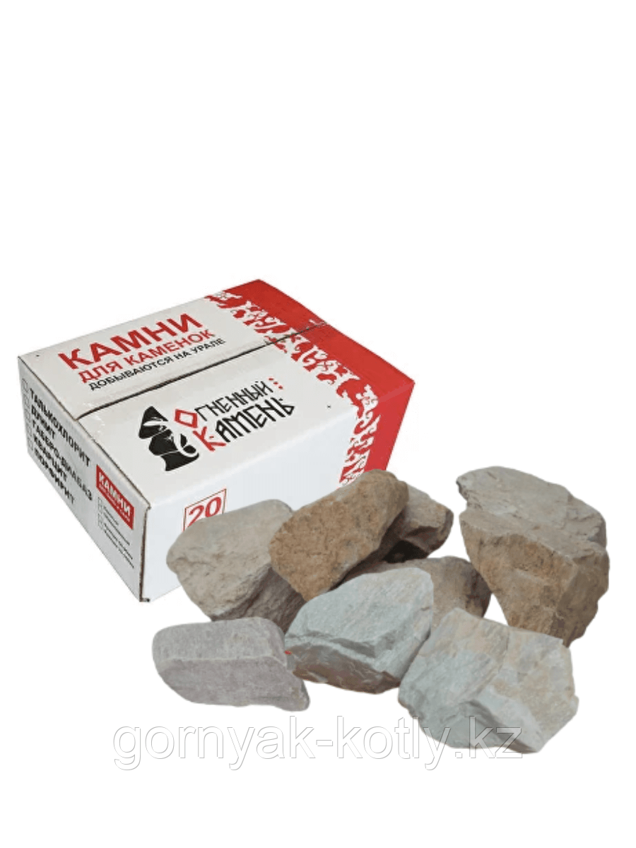 Камень Кварцит (20 кг колотый) для бань и саун