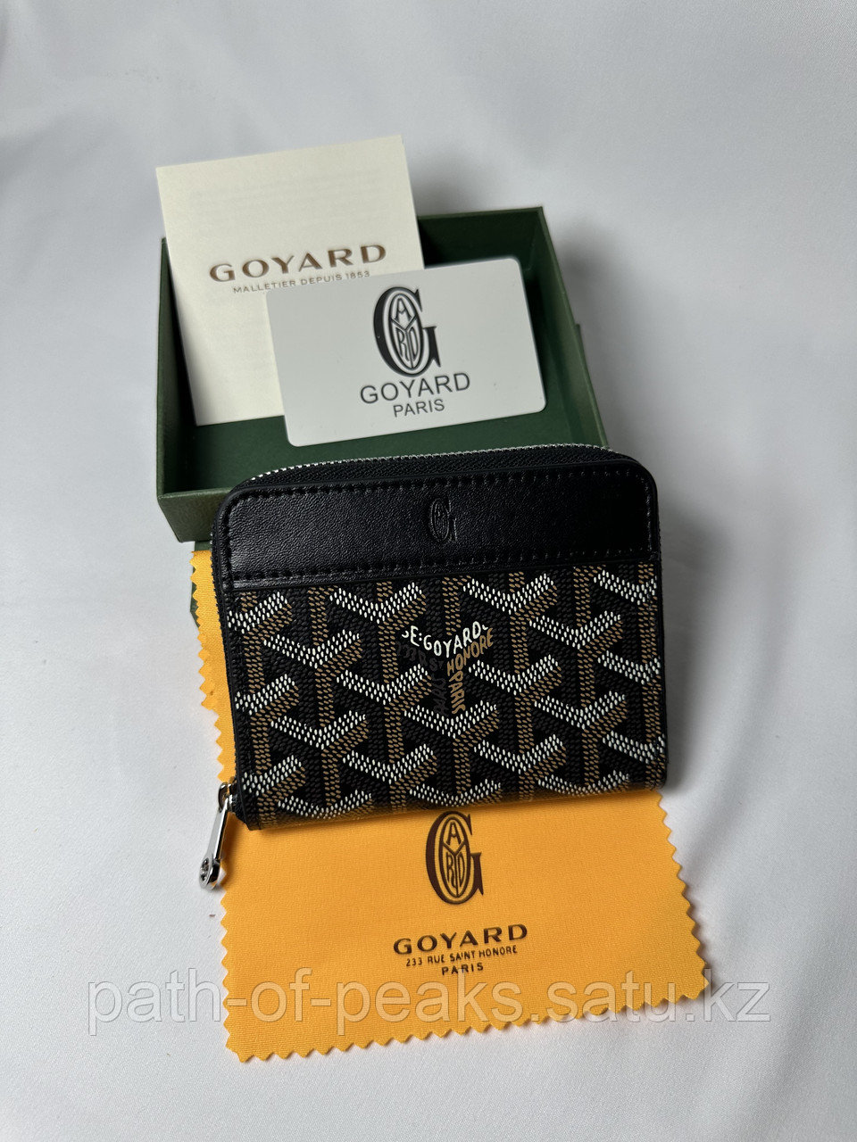 Кошелек Goyard Matignon PM Wallet Черный - фото 5 - id-p116105315