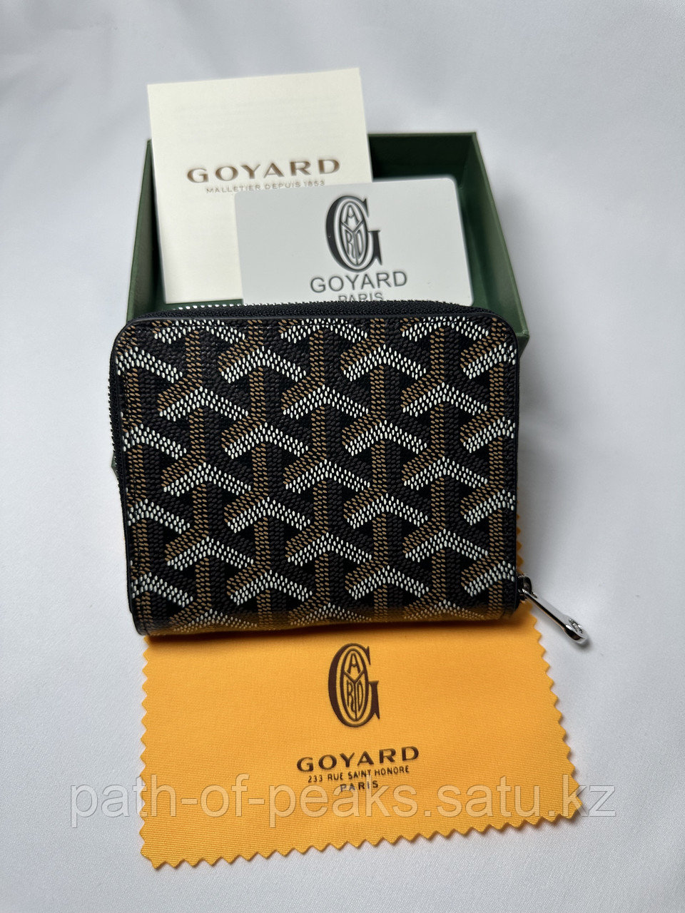 Кошелек Goyard Matignon PM Wallet Черный - фото 6 - id-p116105315