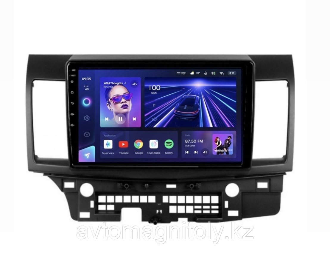 Автомагнитола Teyes CC3 2K 4GB/64GB для Mitsubishi Lancer X 2007-2014