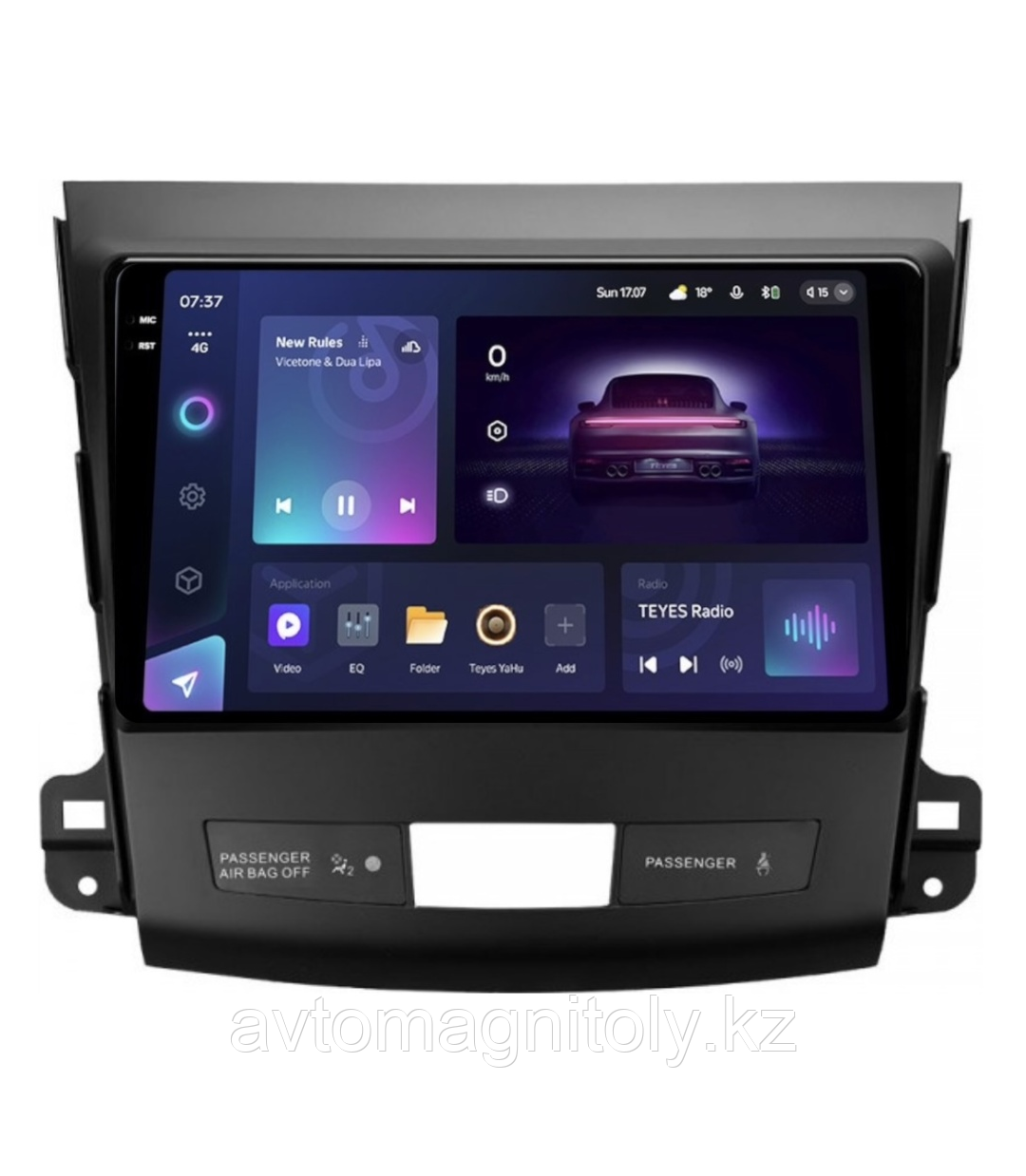 Автомагнитола Teyes CC3 2K 4GB/64GB для Mitsubishi Outlander 2007-2012