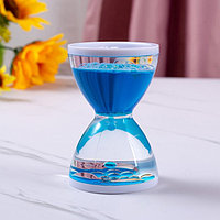 Гелевые часы "Бордерия", 7 х 5 см, синие