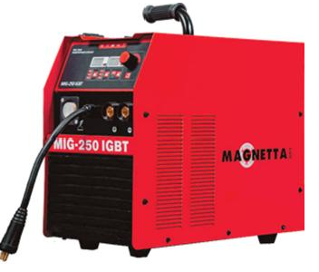 Инверторный сварочный аппарат MAGNETTA MIG-250 IGBT (От 50 до 240 А, Провод от 0,8 до 1 мм)