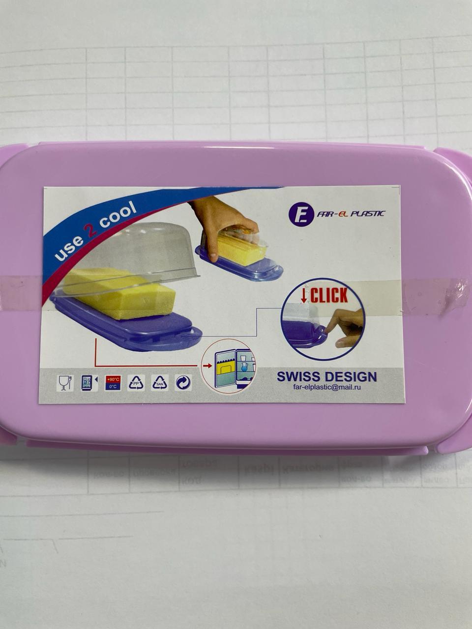 Масленка для масла FAR-EL PLASTIC фиолетовая - фото 7 - id-p116071055