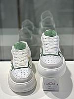 Белые кожаные женские кроссовки "Nenca" в Алматы . Качественная женская обувь., фото 4