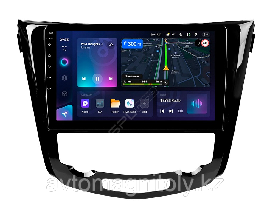 Автомагнитола Teyes CC3 2K 4GB/64GB для Nissan Qashqai 2014-2017