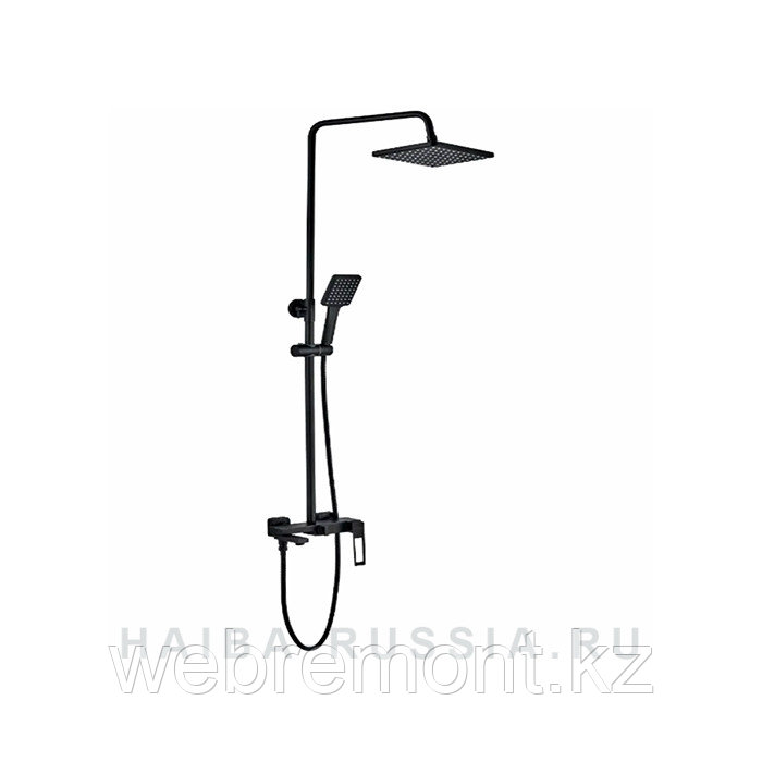 Стойка душевая со смесителем HAIBA HB24817-7 черный