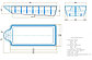 Композитный бассейн 9,1х3,8х1,3-1,65 м. с римской лестницей, фото 6