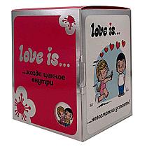 Сливочные жев.конфеты "Love is" Клубника 85гр