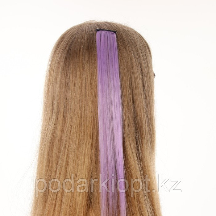 Прядь для волос фиолетовая, 40 см - фото 1 - id-p116116548