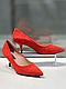 Стильные женские туфли красного цвета. Качественная женская обувь. - фото 2 - id-p116133919