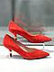 Стильные женские туфли красного цвета. Качественная женская обувь. - фото 1 - id-p116133919