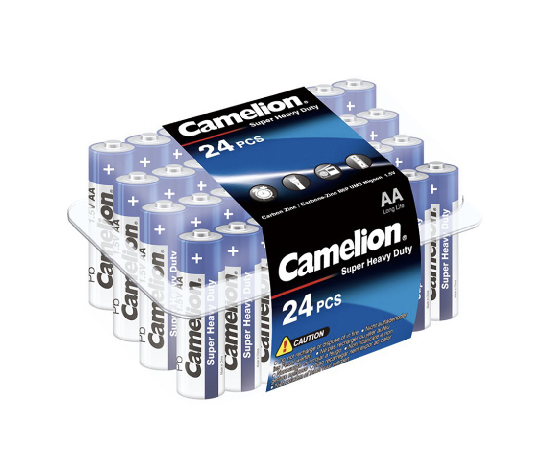 Батарейка CAMELION Super Heavy Duty R6P-PB24B 24 шт. в упак