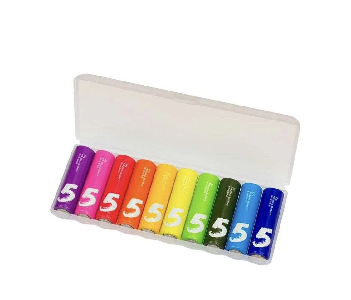 Xiaomi AA Rainbow Batteries батареялары (қаптамада 10 дана) - фото 1 - id-p92599295