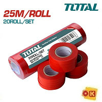 Садовая эластичная лента для стяжки 20 рулонов (тапенер) TOTAL THTPTM1251T