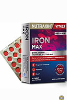 Nutraxin Iron Max 17 Mg ( Ирон Макс ) Demir, C Vitamini, B6 Vitamini, Folik Asit, B12 30 таб Железо