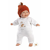 LLORENS: Пупс Mini Baby Chick 31 см, в оранжевой шапочке
